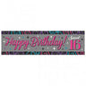 Amscan - Bannière Géante (65" X 20") - 16 Sweet Sixteen - Party Shop