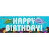 Creative Converting - Bannière Géante Happy Birthday - Sous L'Ocean - Party Shop