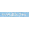 Unique - Bannière "Happy 70Th Birthday" Bleu Pâle - Party Shop