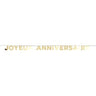 Santex - Bannière Joyeux Anniversaire Or - Party Shop