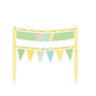 Unique - Bannière Pour Gâteau Baby Shower - Vert - Party Shop