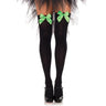 Leg Avenue - Bas Collant Mi-Cuisse Avec Boucle En Satin - Party Shop