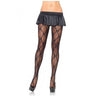 Leg Avenue - Bas Collants Motifs Boucle Noir - Party Shop