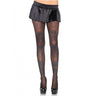 Leg Avenue - Bas Collants Motifs Crâne Noir - Party Shop