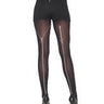 Leg Avenue - Bas Collants Opaque Avec Imprimé De Fermeture Éclair - Party Shop