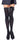 Leg Avenue - Bas Collants Opaque Mi-Cuisse Avec Noeud En Satin Noir - Party Shop