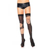 Leg Avenue - Bas Collants Rayé Effet Vieilli - Party Shop