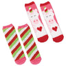 Amscan - Bas De Noël (2 Paires) - Licorne Et Lignes (Taille Unique) - Party Shop