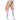 Leg Avenue - Bas Genoux Blanc Et Rose "Pussy Cat" - Party Shop