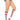 Leg Avenue - Bas Genoux Blanc Et Rouge "Cocktail" - Party Shop