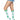 Leg Avenue - Bas Genoux Blanc Et Vert "Plant" - Party Shop