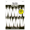 Amscan - Baton Lumineux 4'' Avec Corde (25Pc) - Blanc - Party Shop