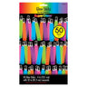Amscan - Bâton Lumineux  4'' (50) Avec Corde - Multicolore - Party Shop