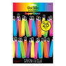 Amscan - Bâtons Lumineux 4" (25) - Assorties - Party Shop