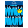 Amscan - Batons Lumineux 4'' Avec Corde (25Pc) - Bleu - Party Shop