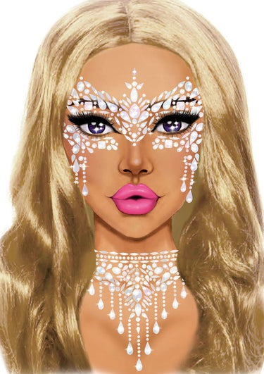 Leg Avenue - Bijou Adhésive Masquerade - Party Shop