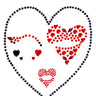 Leg Avenue - Bijou Pierre Adhésive - Reine De Coeur - Party Shop