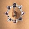 RUBIES - Bijoux De Ventre - Coeur Rose Et Mauve - Party Shop