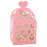 Amscan - Boite À Cadeau 2.5"X2.5" Lanternes (50) -  Rose Pâle - Party Shop