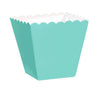 Amscan - Boite À Cadeau Dentellé 2.5"X1.5" (100) -  Turquoise - Party Shop