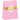 Creative Converting - Boites À Cadeaux Avec Autocollants (8)  - Rose Et Or (Oh Baby) - Party Shop